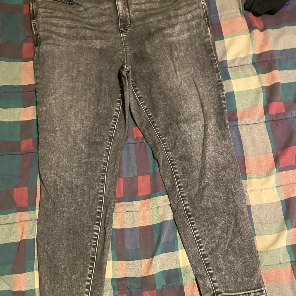 torrid Black Washed Skinny Jeans 20S